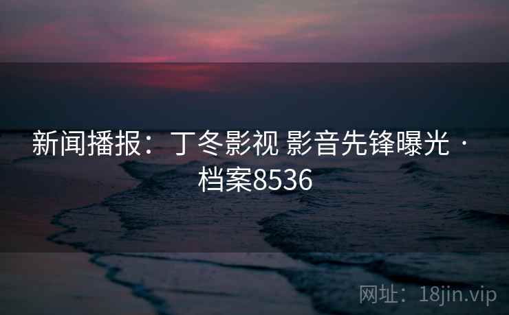 新闻播报：丁冬影视 影音先锋曝光 · 档案8536